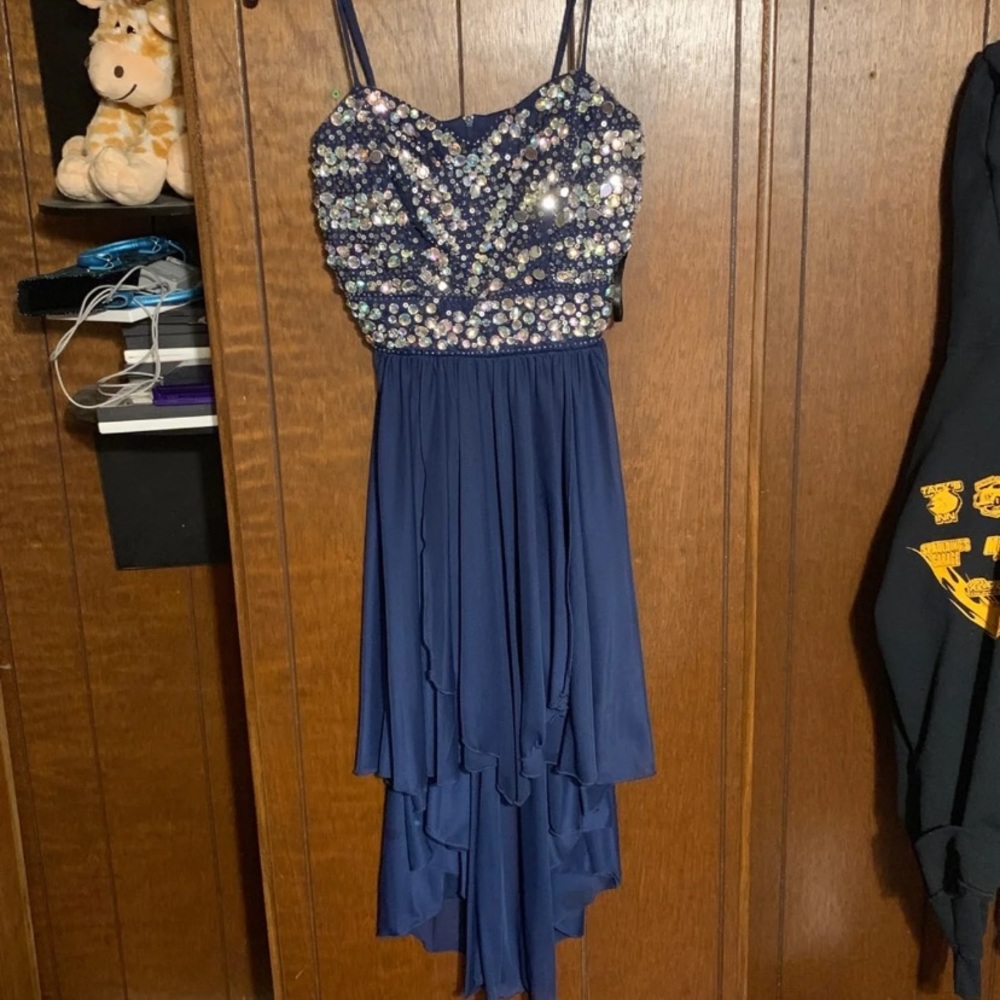 Blue hoco dress